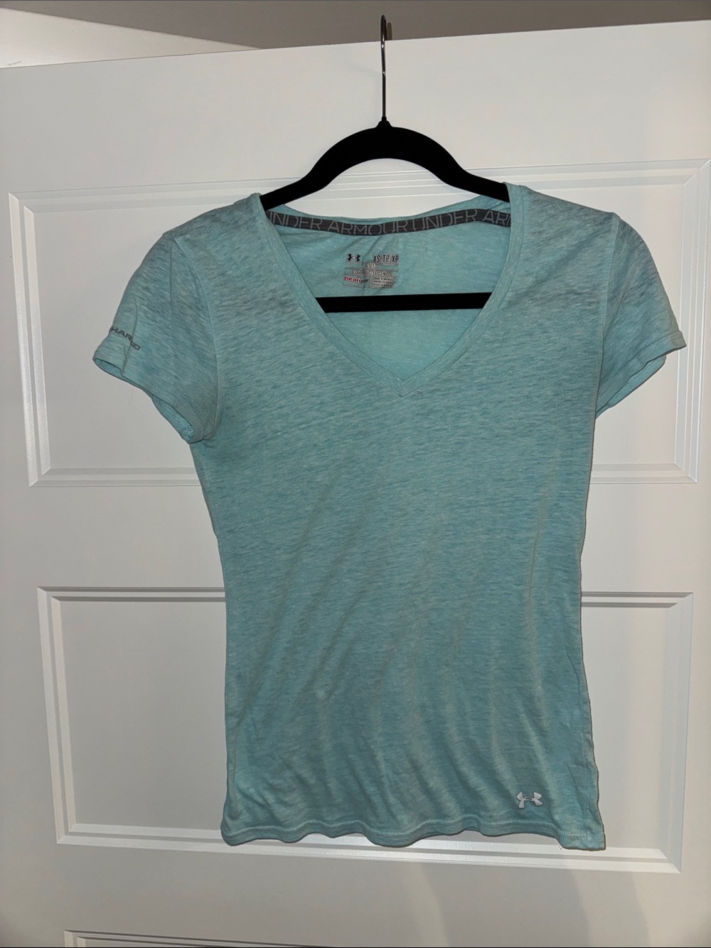 Under Armour Women's Seafoam V-Neck Tech Tee